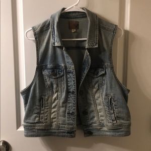 American Eagle Denim Vest